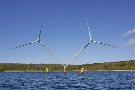 Zukunft Der Windenergie Konzern Testet Schwimmende Windräder Auf Baggersee