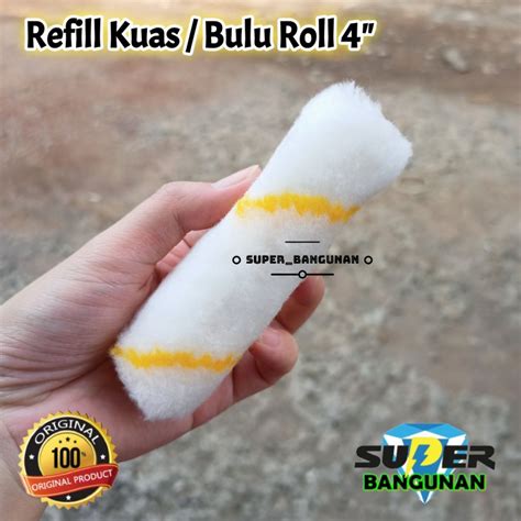 Jual Bulu Roll Kuas Roll Inch Isi Refill Shopee Indonesia