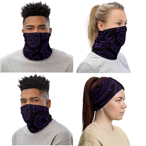 Maori Tattoo Neck Gaiter Face Mask Ori Active