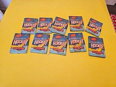 O Pee Chee Nhl Hockey Trading Cards Bubble Gum Packs