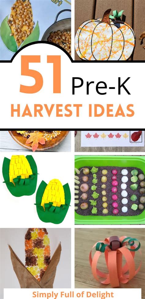 54 Adorable Fall Harvest Activities For Preschoolers Artofit