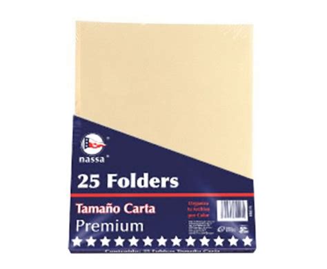 Folder Crema Tamano Carta Paq C Cad Toner El M S Grande