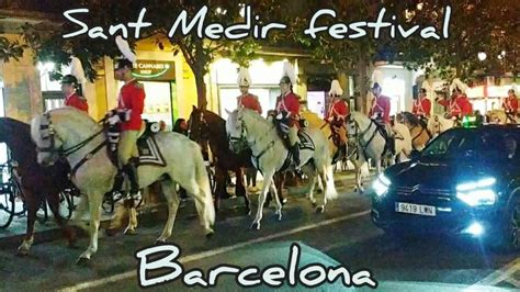 Sant Medir Festival Day First Barcelona Spain Fiesta De Sant