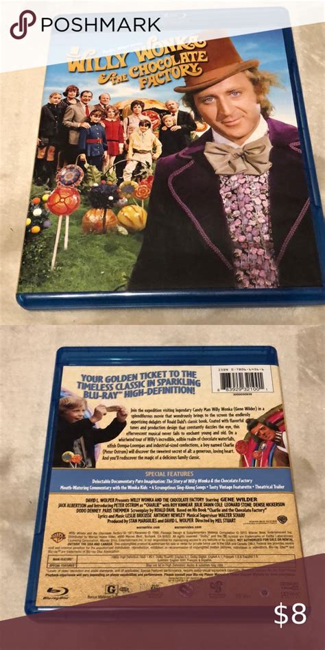 Willy Wonka & The Chocolate Factory Blu Ray DVD | Willy wonka ...