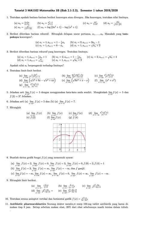 Matematika 1B Tutorial 03 MES Consulting