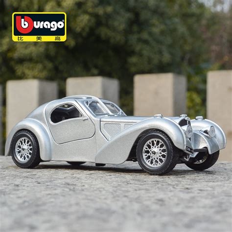 Bburago 1 24 1936 Bugatti Atl Ntico Est Tico Morrer Fundido Ve Culos