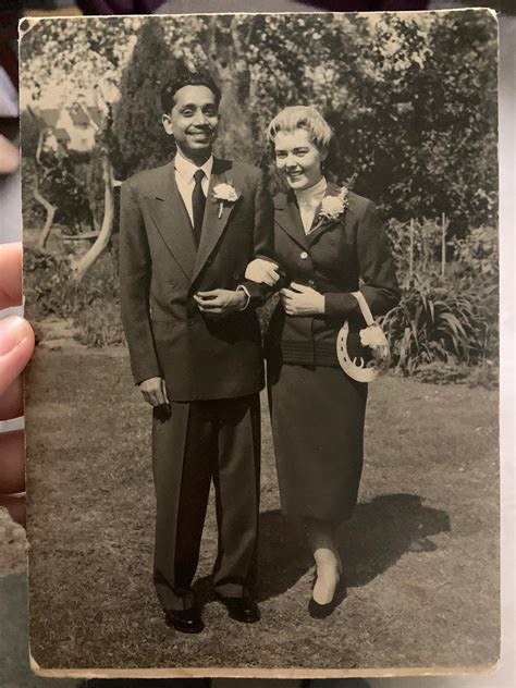 My Indian Grandfather And My Scottish Grandmother On Their Wedding Day