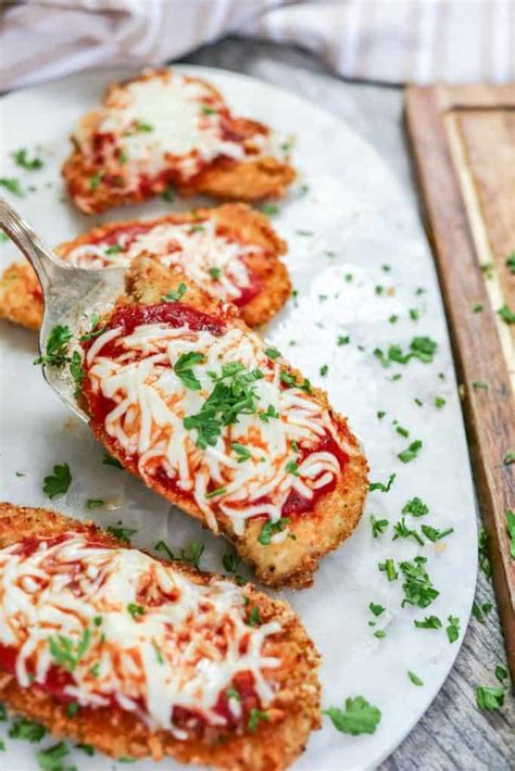 Air Fryer Keto Chicken Parmesan Easy Air Fryer Recipe