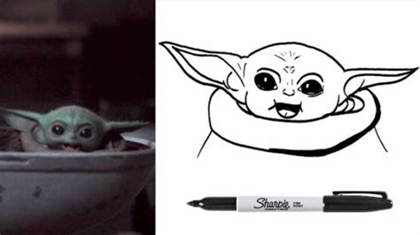 How To Draw Baby Yoda Tutorials For You