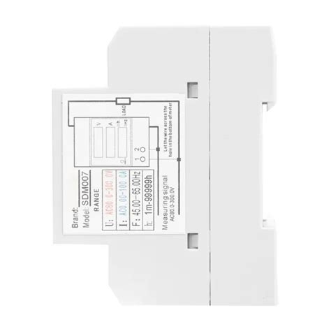 GUIDA DIN FACILE Da Installare Amperometro Monofase Misuratore Di