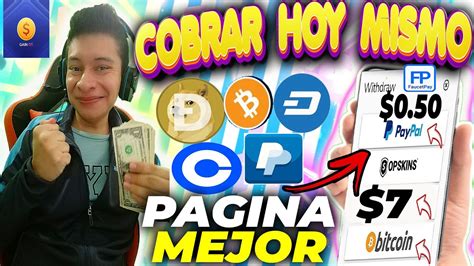 Mejor pagina para cobrar el primer día para PayPal Ganar Dinero