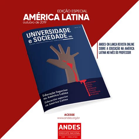 ANDES SN lança edição especial da Universidade e Sociedade sobre a