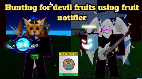 Hunting For Devil Fruits Using Fruit Notifier In Blox Fruit Youtube