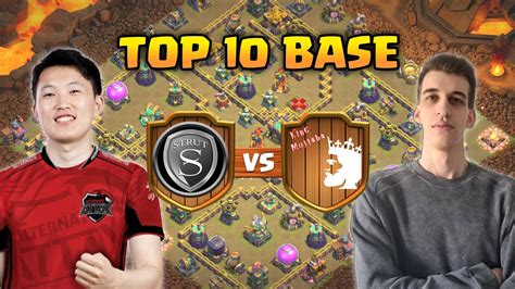 Top 10 TH14 War Base With Link Strut Esports Vs King Mujtaba Queen