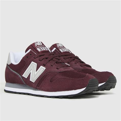 Womens Burgundy New Balance 373 Trainers Schuh