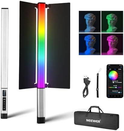 Neewer Cl Ii Rgb Handheld Led Light Stick Video Light Wand With App