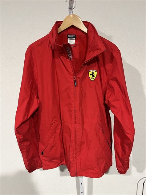 Vintage Ferrari F Racing Jacket Mens M Formula One Gem