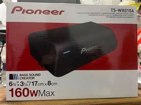 Pioneer TS-WX010A - 6-5/8" x 3-1/8" - 160w Max Power - Compact Powered ...