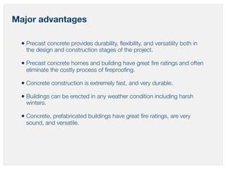 Prefab Concrete Homes Benefits | PPT