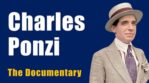 Charles Ponzi History Of The Ponzi Scheme