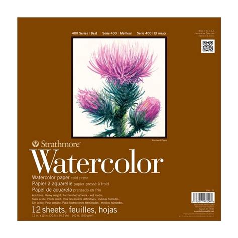 Strathmore 400 Series 140 Lb Watercolor Paper Pads Cold Press Tape