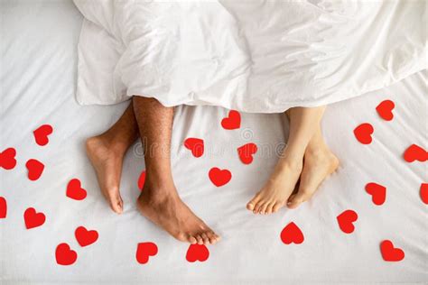 Couple Having Sex Under Blanket Stock Photo Image Of Beautiful Desire 105336460