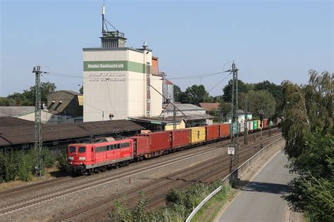 151 048 151 048 Mit Einem Containerzug Aus Hamburg Kommend Flickr