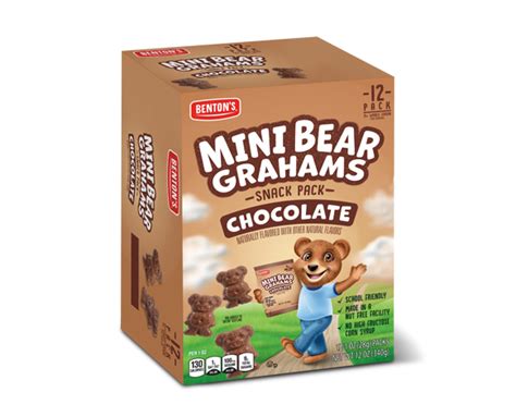 Benton S Mini Bear Grahams Snack Packs Chocolate Or Honey ALDI US