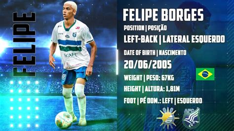 Felipe Borges Left Back Lateral Esquerdo Highlights 2024 YouTube