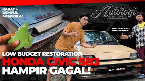 Restorasi Civic Wonder Sb Eksperimen Warna Two Tone Low Budget Dana