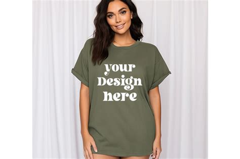 Comfort Colors C Moss Mockup Graphic By Mockupstore Creative Fabrica