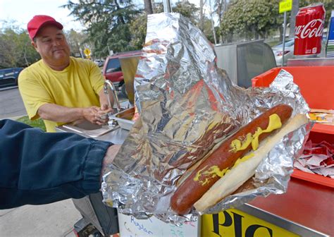 Downtown Merced Hot Dog Vendor Remains Upbeat Despite Pandemic And A