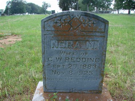 Nora M Tippit Redding M Morial Find A Grave