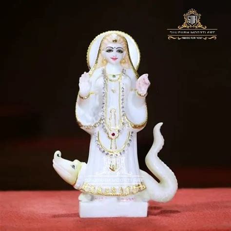 Multicolor Traditional Marble Khodiyar Mata Statue For Worship At Rs