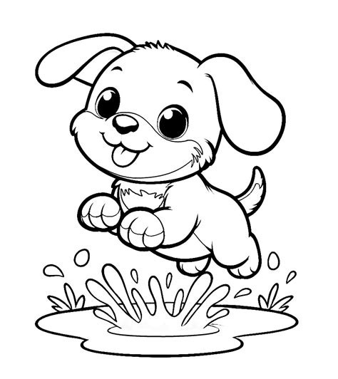 coloring pages  puppy adorable puppy coloring pages  kids