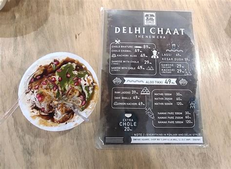 Menu At Delhi Chaat Vapi