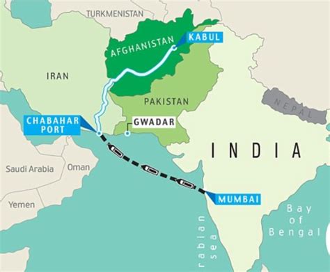 افغانستان در مسیر چابهار ـ هند خط کشتیرانی راه اندازی می کند