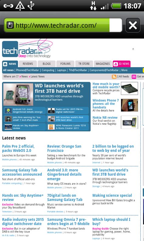 Htc Desire Hd Internet Htc Desire Hd Review Page Techradar