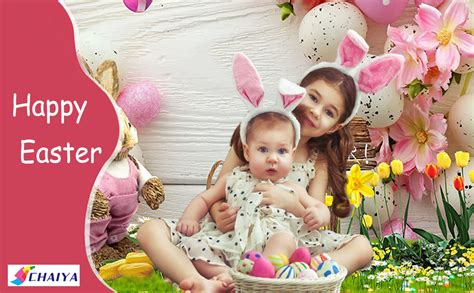 Amazon CHAIYA 8X10FTEaster Backdrop Spring Easter Photography