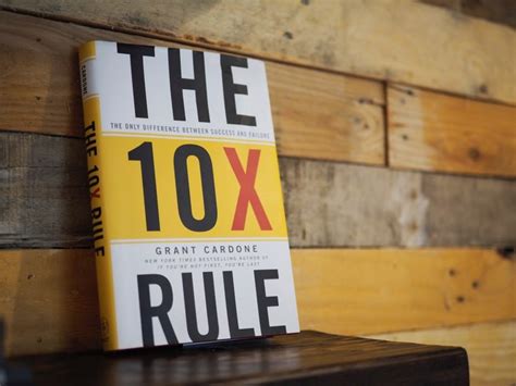 Novembers Reading ‘the 10x Rule By Grant Cardone — The Focus Course