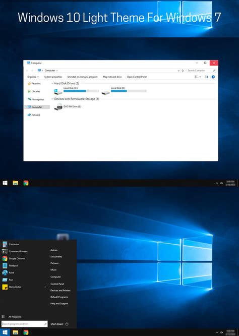 Windows 10 Light Theme For Windows 7 by Arteffect10520 on DeviantArt