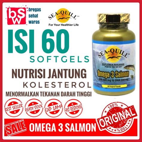 Jual Sea Quill Omega Salmon Isi Seaquill Fish Oil Omega