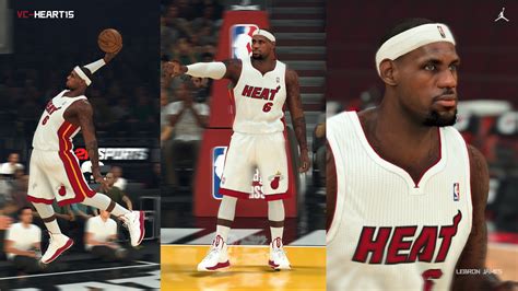 Lebron James Cyberface And Body Model Heat Version By Vcheart For K