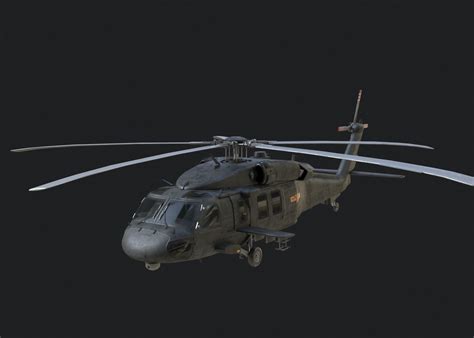 D Model Pbr Chinese Z Armed Helicopter Z Vr Ar Low Poly