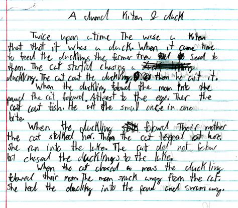 Dyslexia Writing Samples See The Progress That Can Be Made Learning