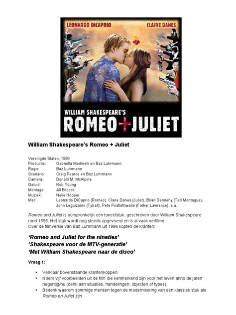 PDF Romeo Juliet Filmopdracht DOKUMEN TIPS