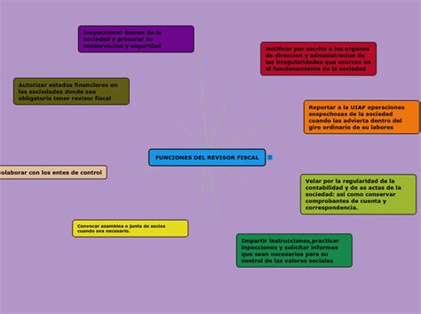 Funciones Del Revisor Fiscal Mind Map