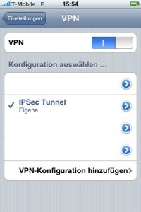 IPSec Verbindung Mit IKEv1 Apple IPhone IPad Bintec Router