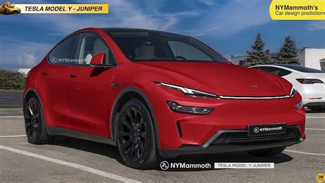 Refreshed Tesla Model Y Juniper Gets Rendered With All New Face And