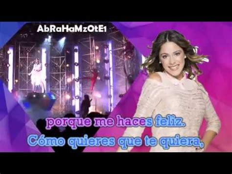 Violetta 2 Como Quieres Karaoke Instrumental Oficial DVD YouTube